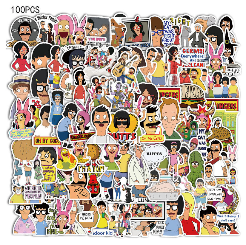 Blister Plaster Sport - 10/30/50/100pcs Happy Burger Graffiti Diy Car