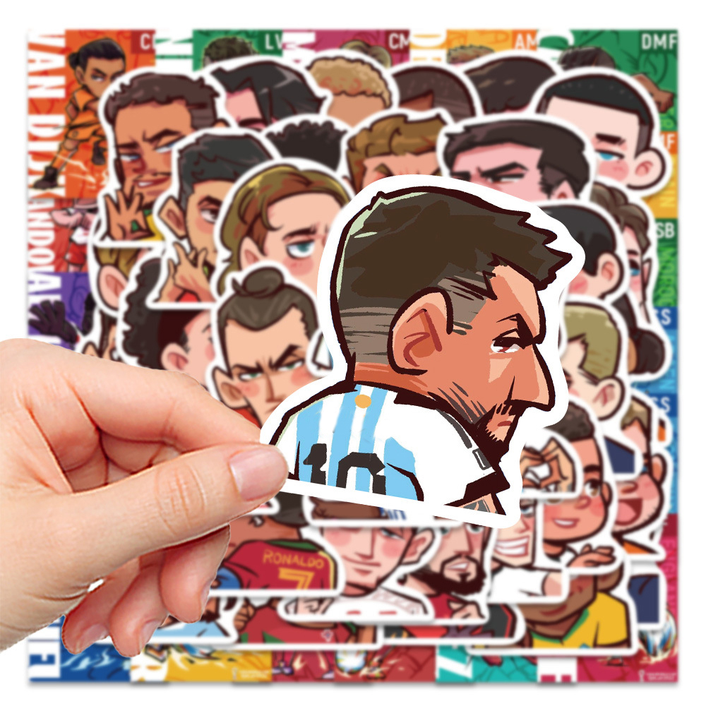 Blister Plaster Sport - 10/30/54PCS Kawaii Soccer Star Stickers Cute