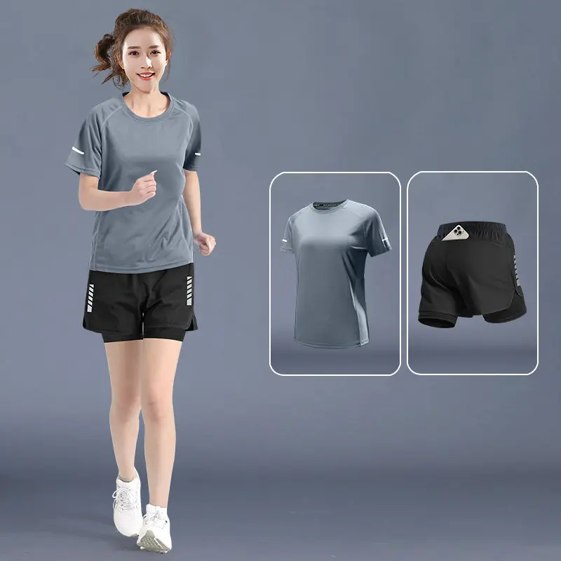 Running Gear Gym - Women's Summer Running Set - Ice