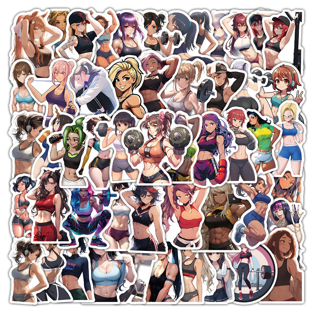 Blister Plaster Sport - 54PCS Sports Girl Stickers For Teenagers