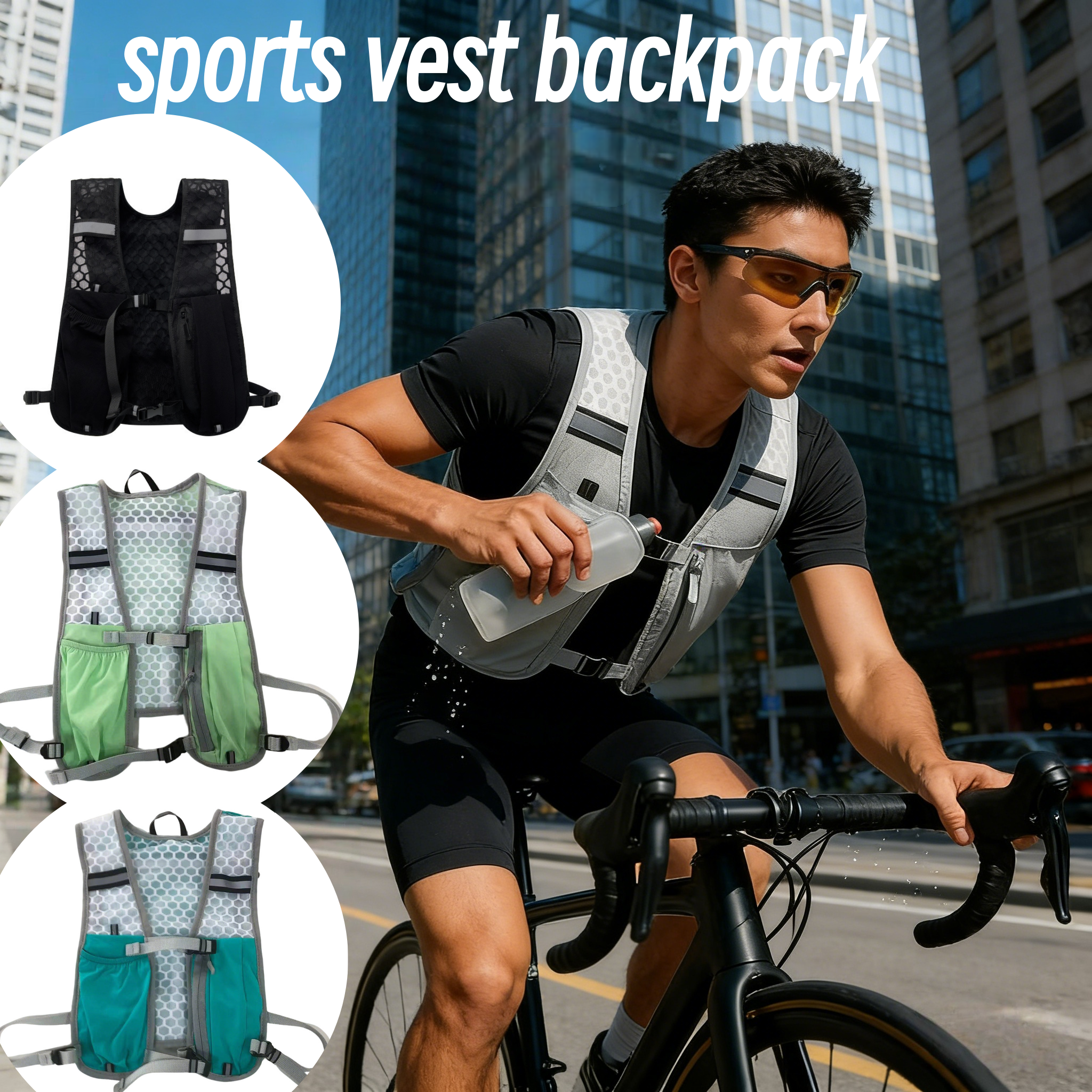 Lightweight Running Vest for B - Running Gear Autumn avaliação e preço