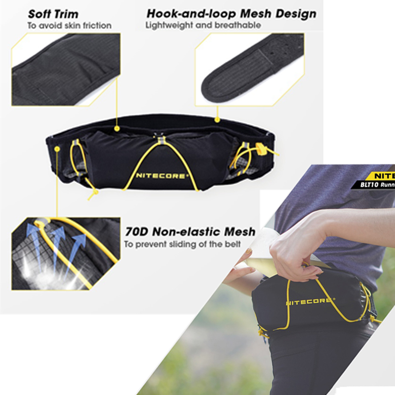 NITECORE BLT10 Running Waist B - Running Gear Belt avaliação e preço