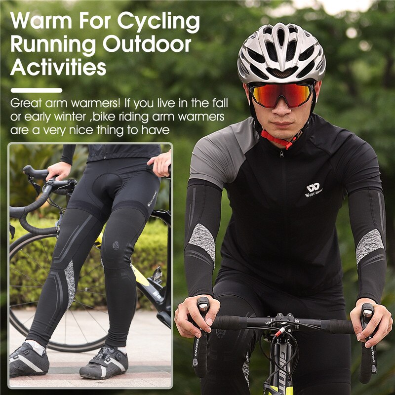 WEST BIKING Warm Leg Sleeves R - Running Gear Autumn avaliação e preço
