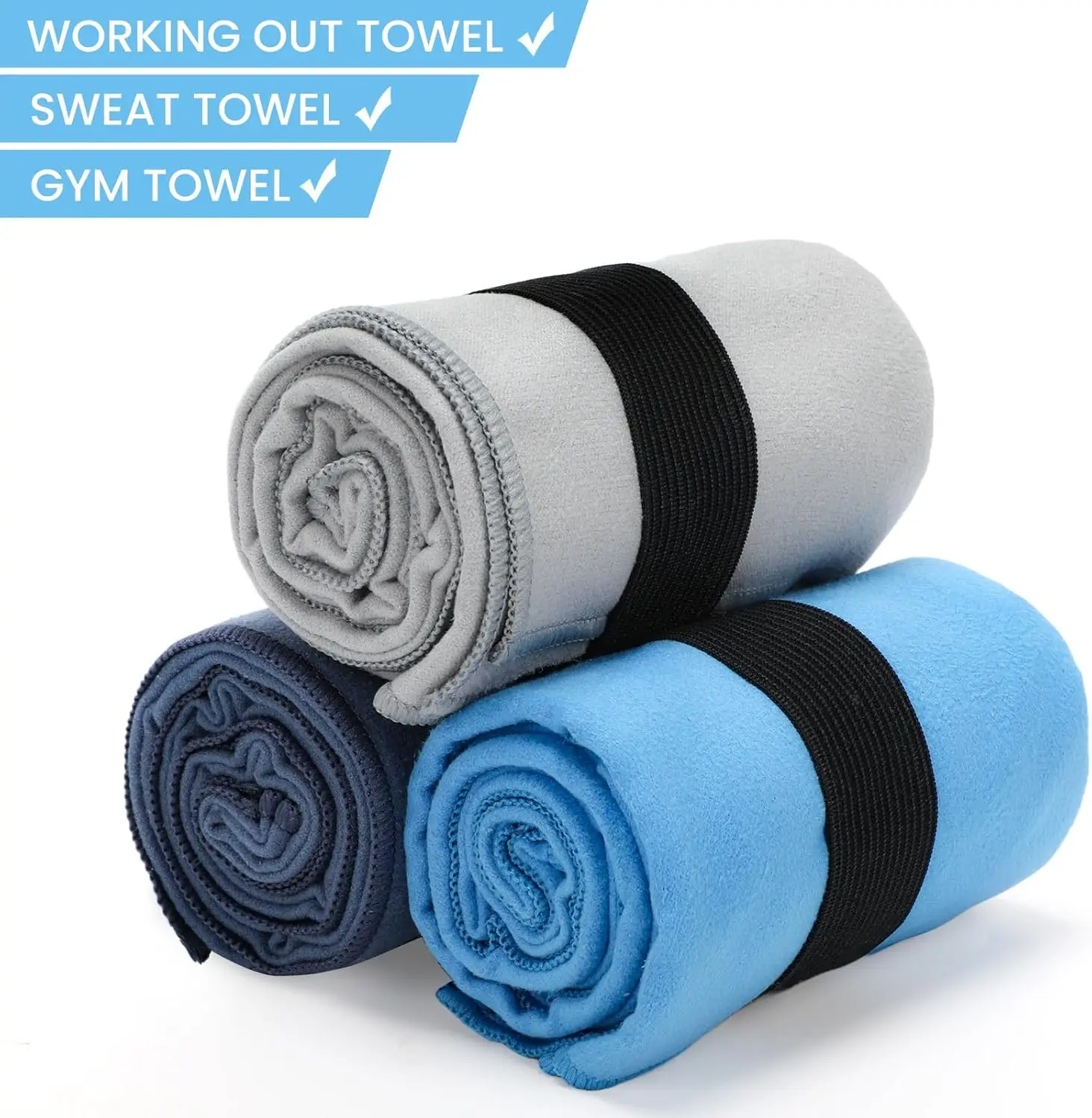 3 Pack Quick Dry Gym Towel for - Running Gear Gym avaliação e preço