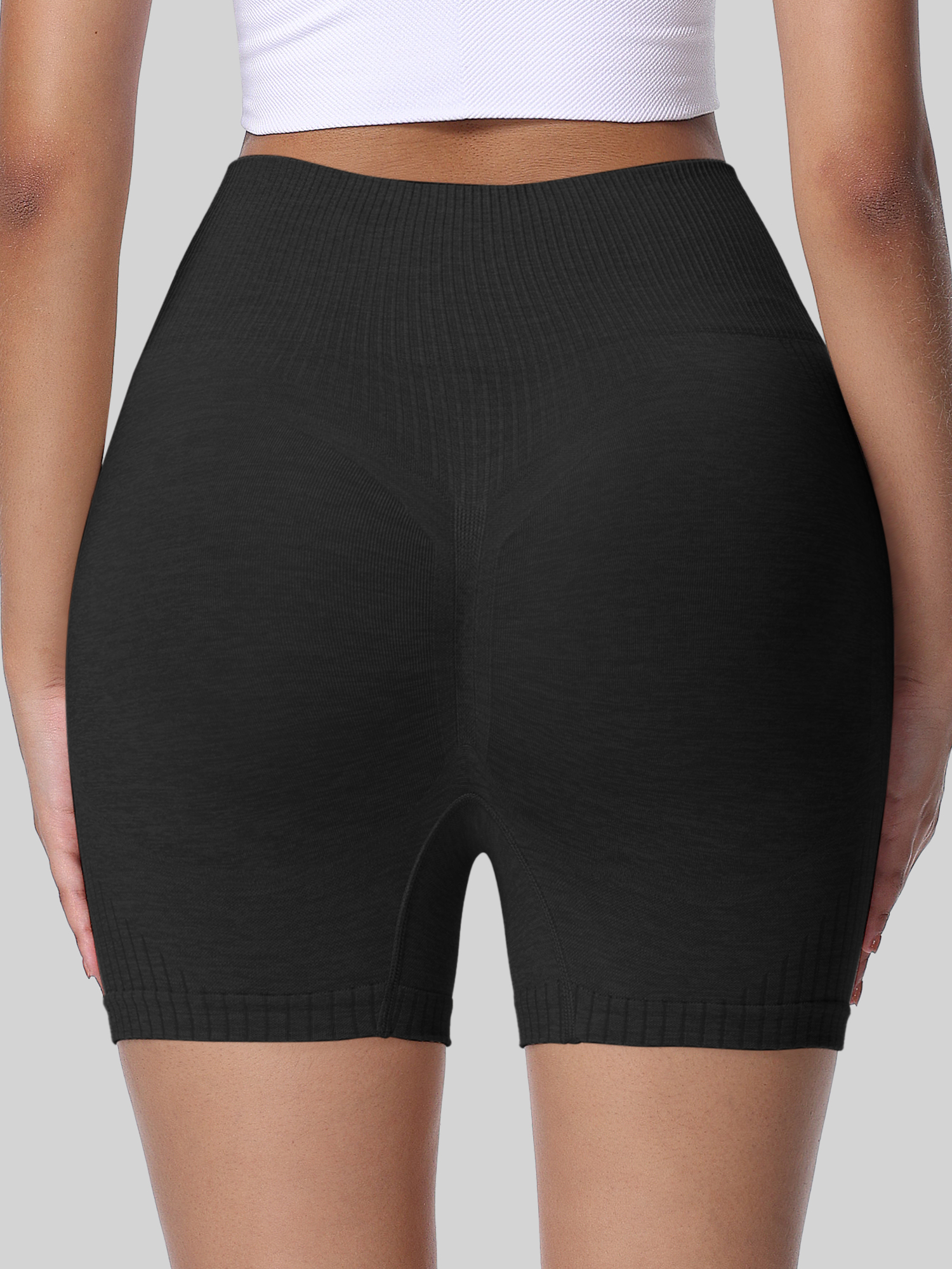 High Waist Elastic Yoga Shorts - Running Gear Gym avaliação e preço