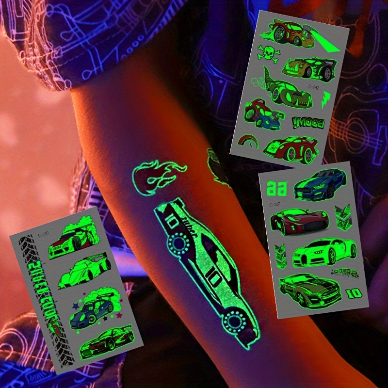12 Sheets Luminous Tattoo Stic - Blister Plaster Sport avaliação e preço