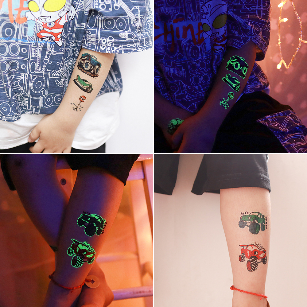 12 Sheets Luminous Tattoo Stic - Blister Plaster Sport avaliação e preço