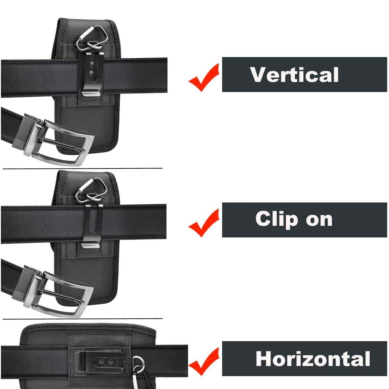 Men Phone Holster Cellphone Lo - Running Gear Belt avaliação e preço