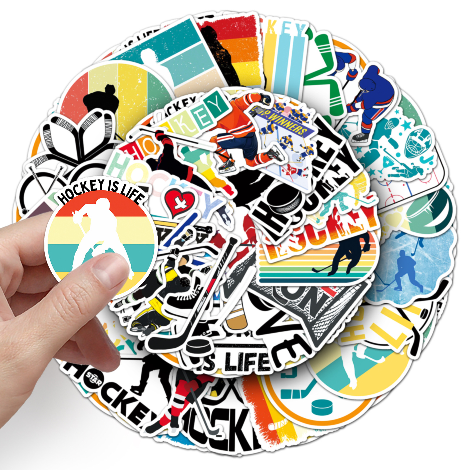 10/50PCS Ice hockey Graffiti S - Blister Plaster Sport avaliação e preço