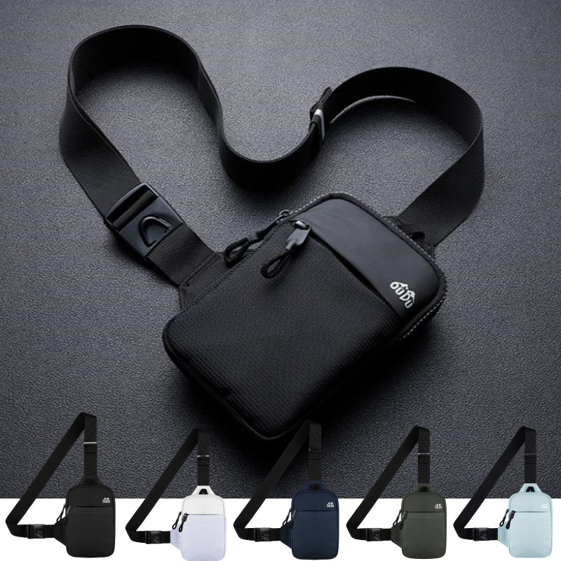Casual Men Shoulder Chest Bag  - Running Gear Belt avaliação e preço