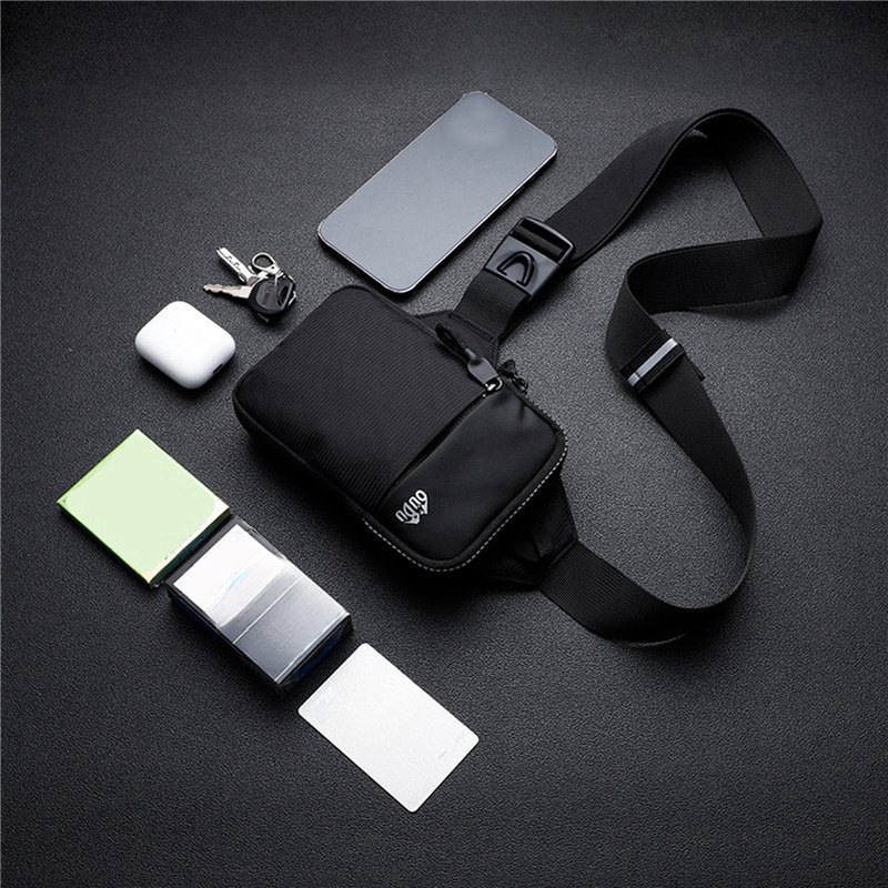 Casual Men Shoulder Chest Bag  - Running Gear Belt avaliação e preço