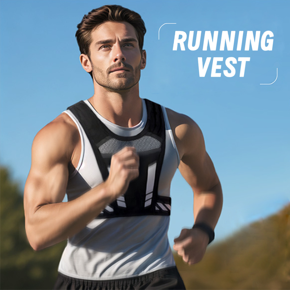 Reflective Running Vest with P - Running Gear Gym avaliação e preço