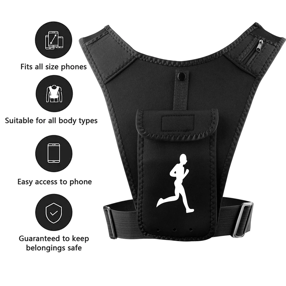 XQQMXX 1Pcs Running Vest Phone - Running Gear Train avaliação e preço