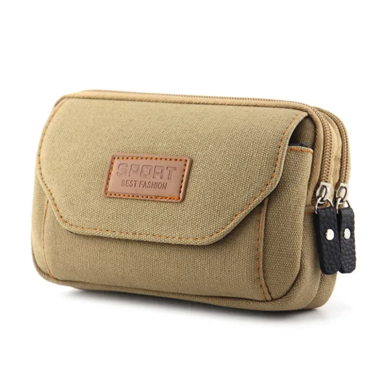 6.5 Inches Men Soft Pouch Belt - Running Gear Belt avaliação e preço