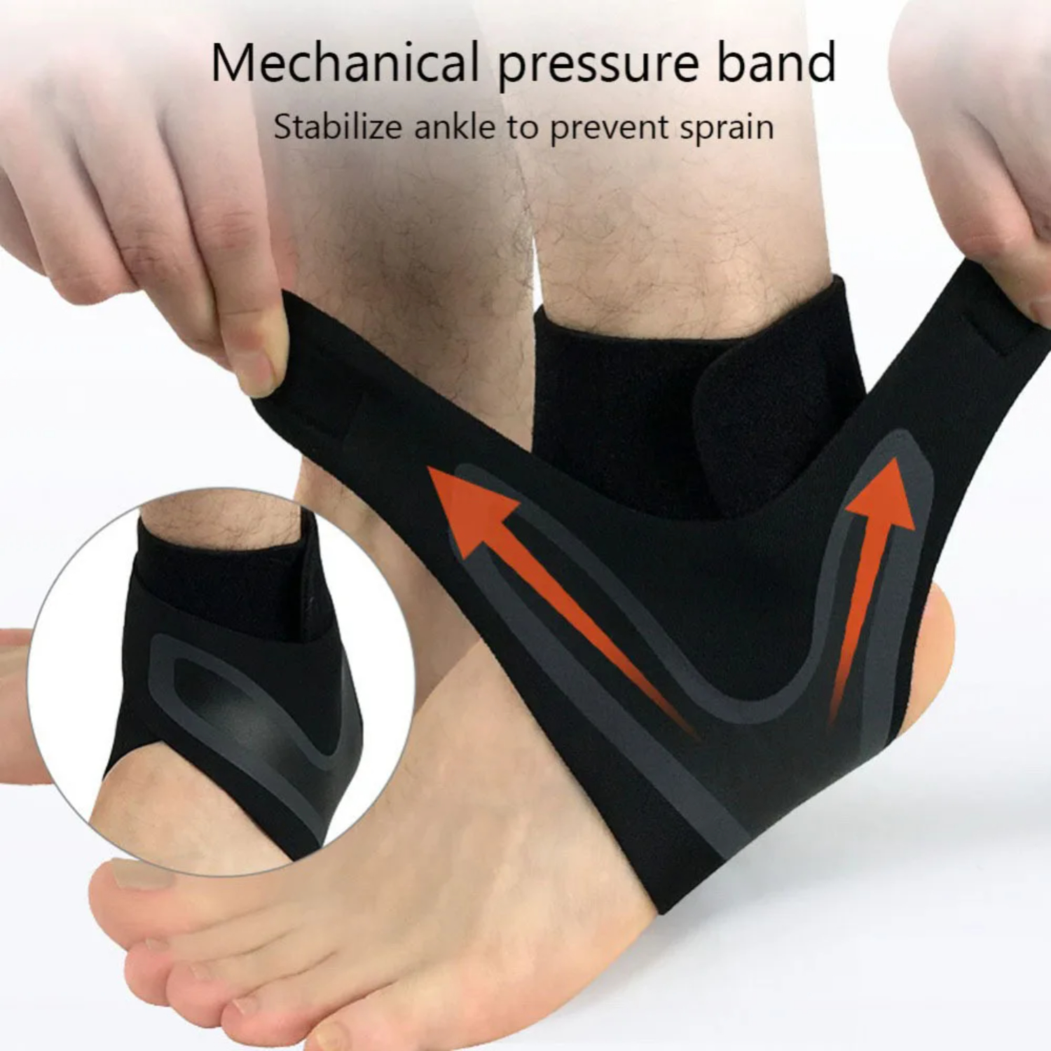 1PC Fitness Sports Ankle Brace - Running Gear Gym avaliação e preço
