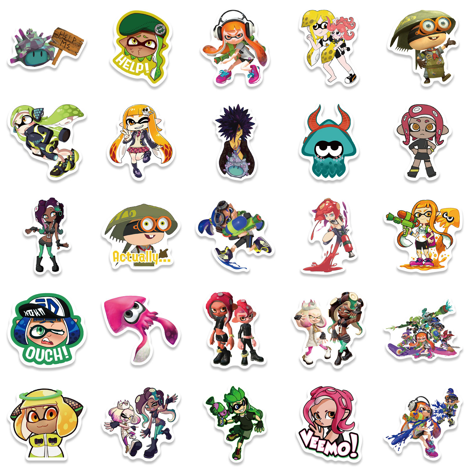 10/30/50pcs  Game Splatoon  Sk - Blister Plaster Sport avaliação e preço