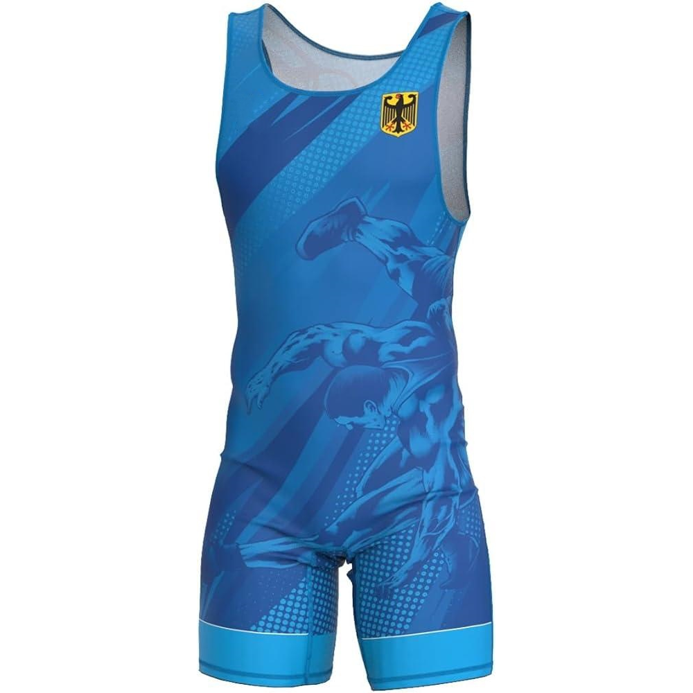 2025 Mens Wrestling Singlet Un - Running Gear Train avaliação e preço