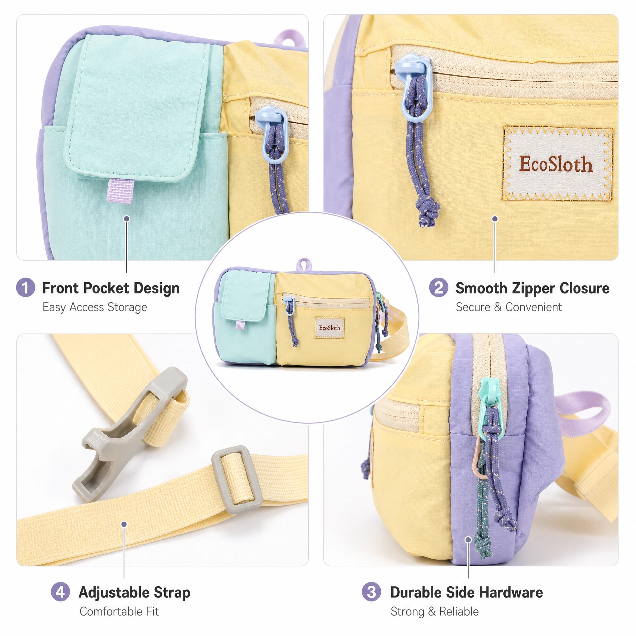 EcoSloth Fanny Packs for Women - Running Gear Belt avaliação e preço