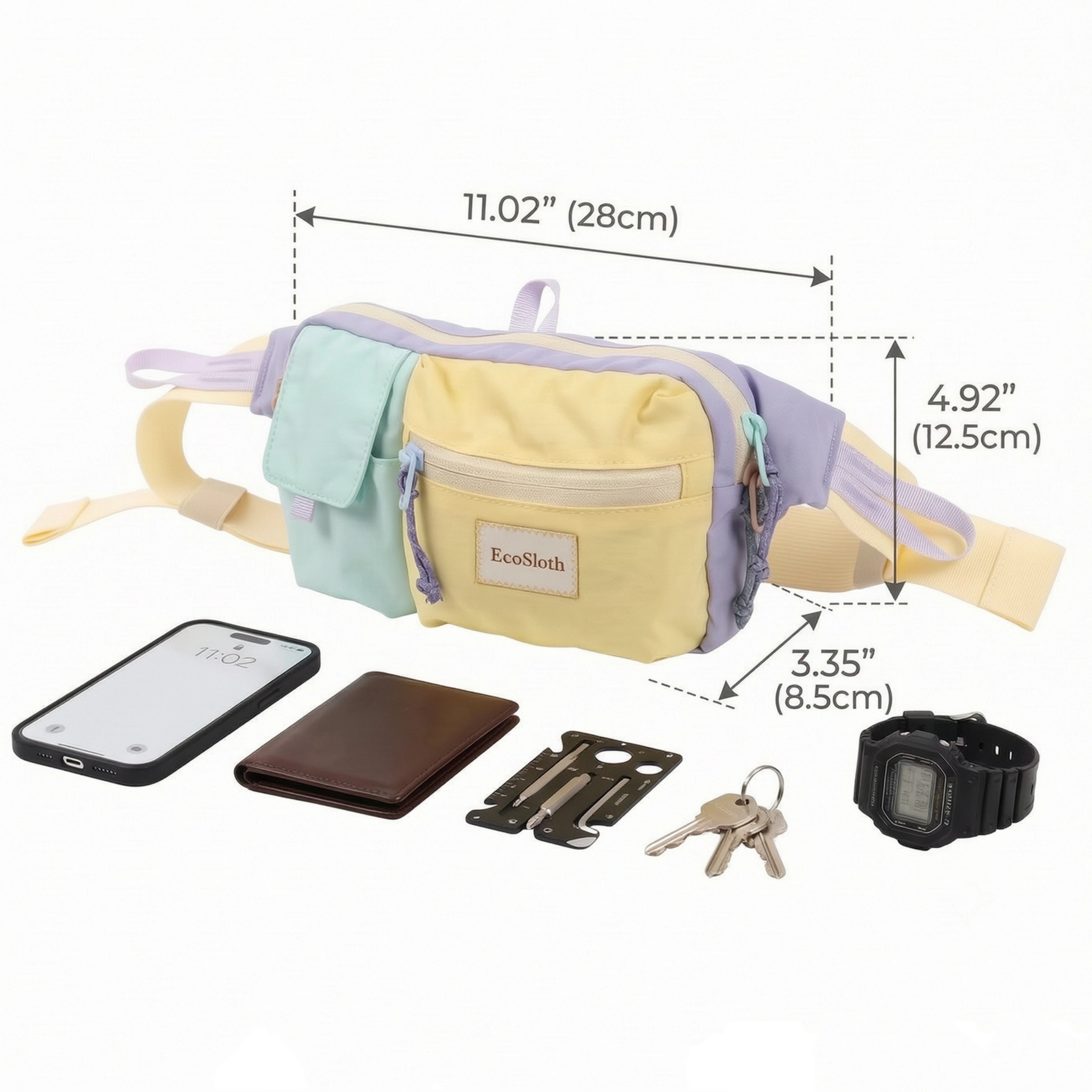 EcoSloth Fanny Packs for Women - Running Gear Belt avaliação e preço