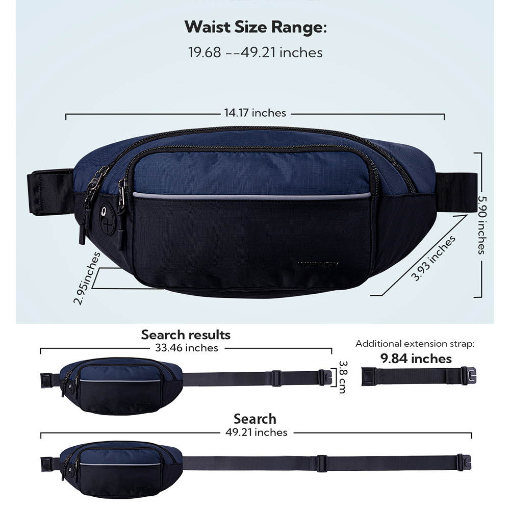 WATERFLY Fanny Pack Waist Bag  - Running Gear Belt avaliação e preço