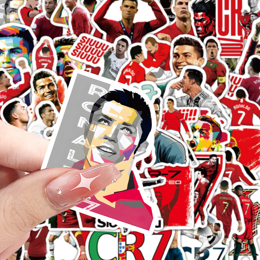 10/60PCS CR7 Stickers Cartoon  - Blister Plaster Sport avaliação e preço