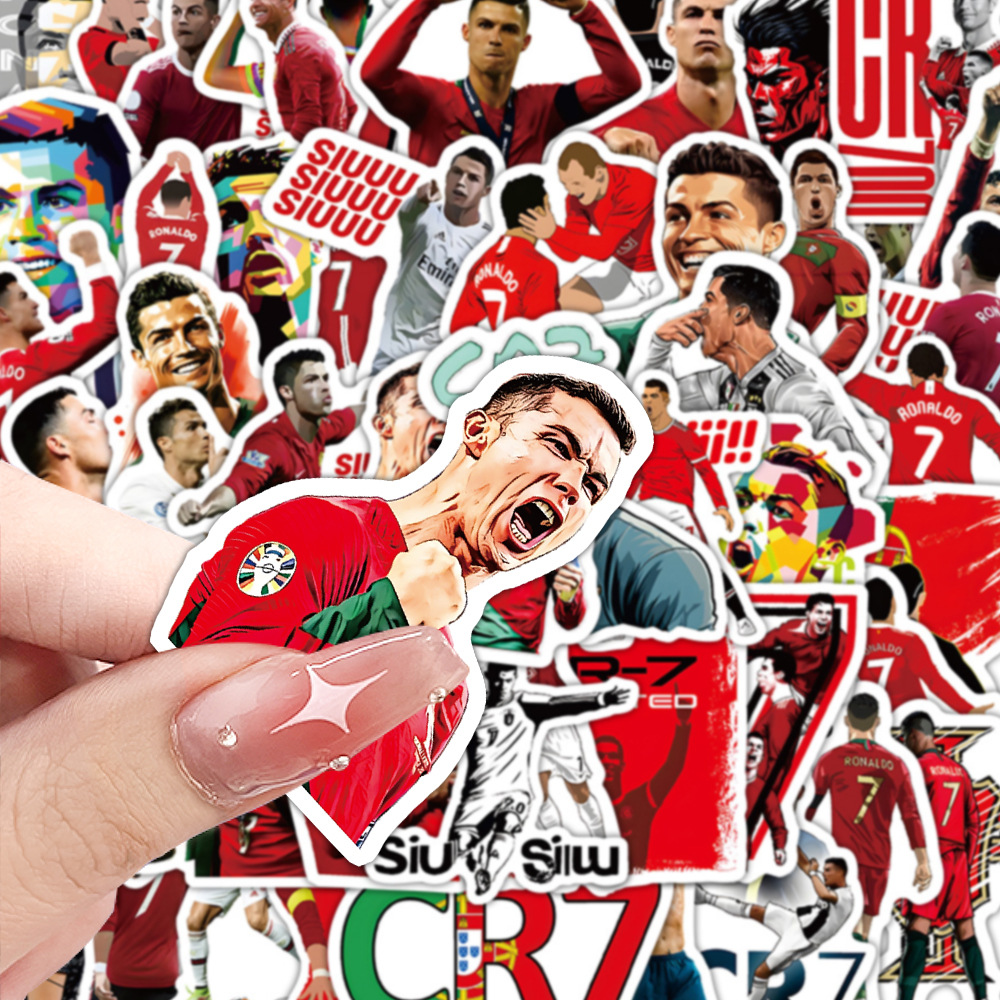 10/60PCS CR7 Stickers Cartoon  - Blister Plaster Sport avaliação e preço