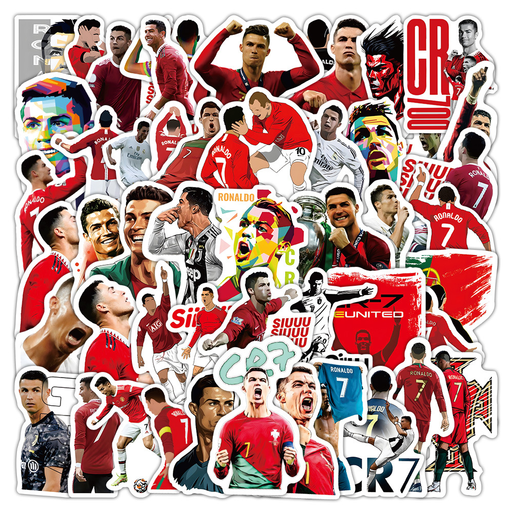 10/60PCS CR7 Stickers Cartoon  - Blister Plaster Sport avaliação e preço