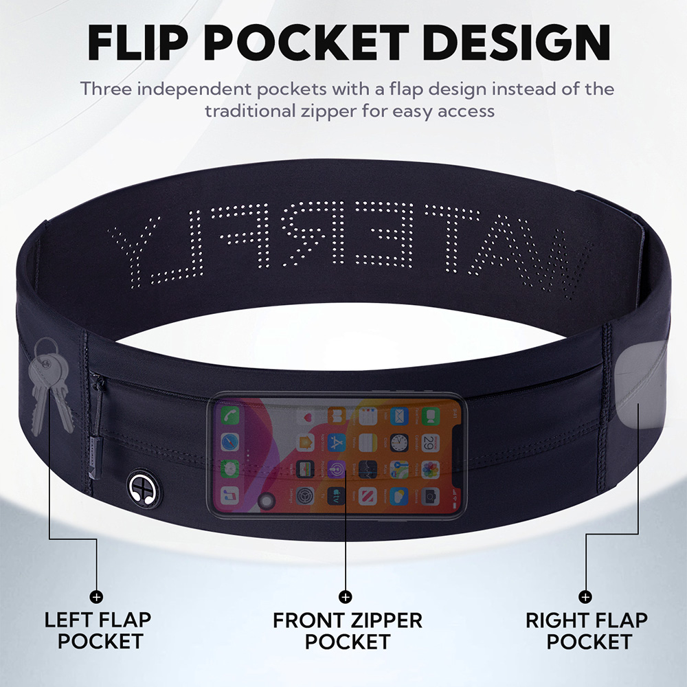 WATERFLY Running Belt Fanny Pa - Running Gear Belt avaliação e preço