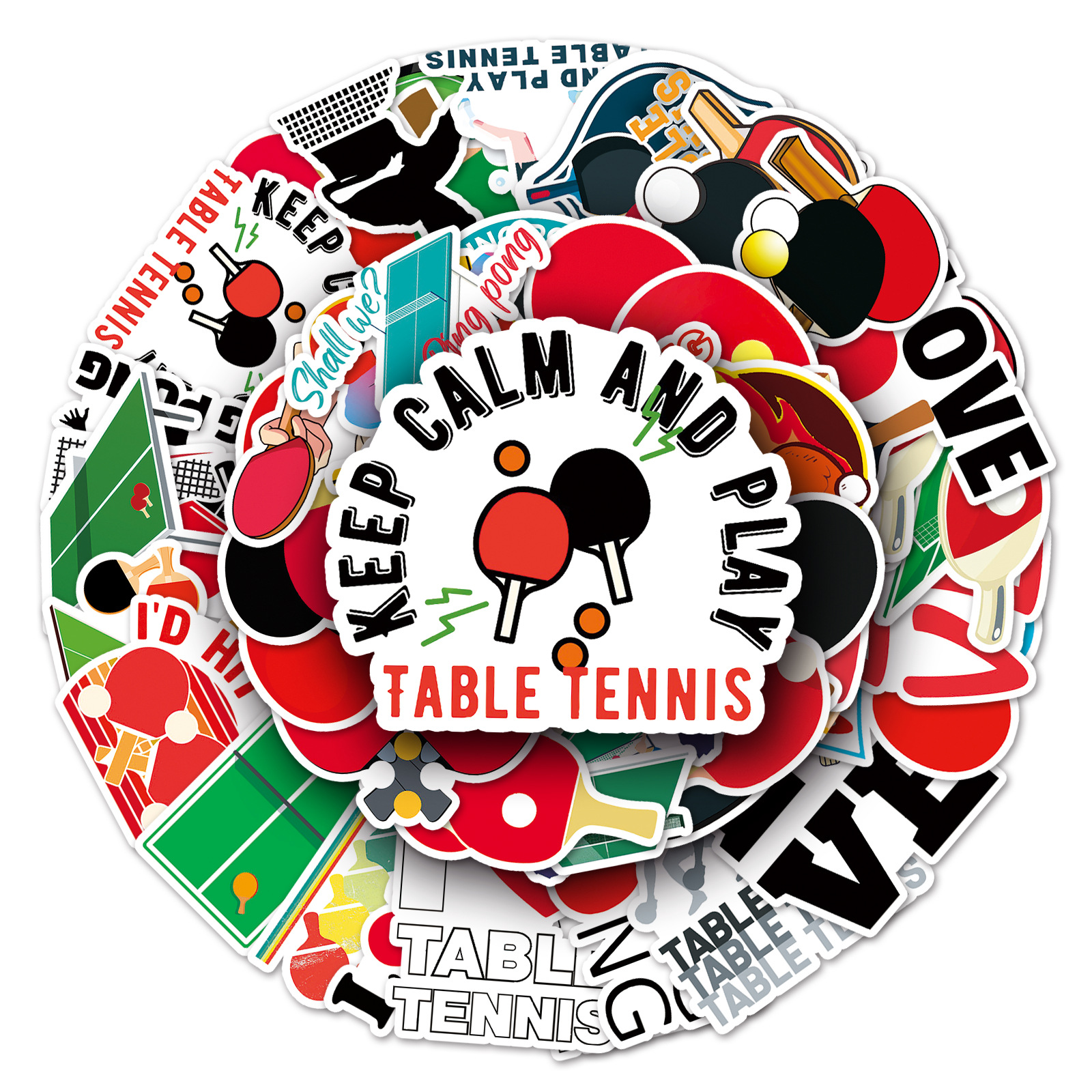 10/50PCS Table Tennis Graffiti - Blister Plaster Sport avaliação e preço