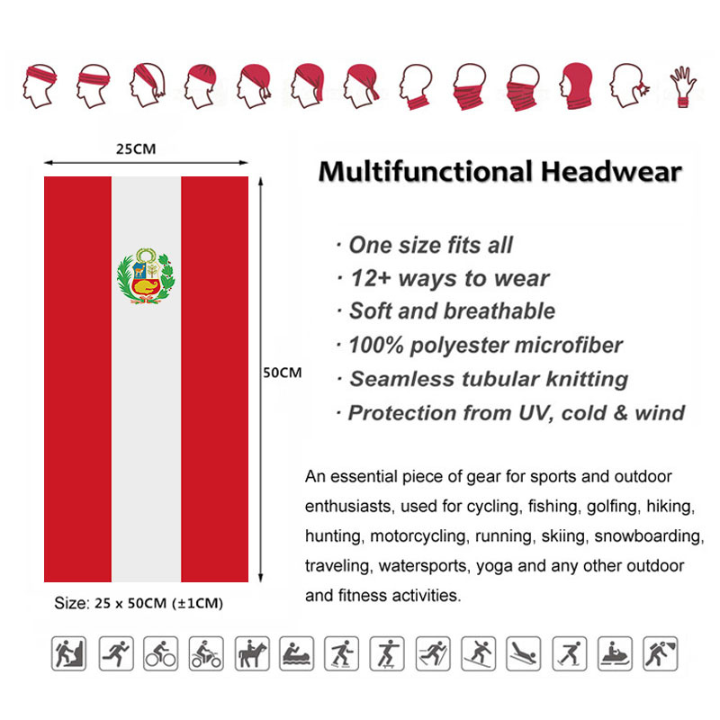 Brand New  Peruvian Flag Patte - Running Gear Autumn avaliação e preço