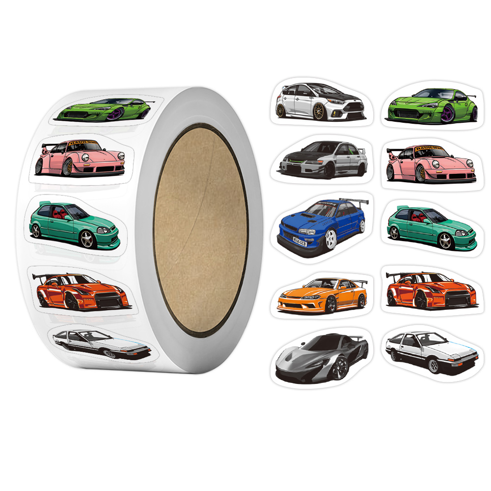 500 Pcs Mini Sports Car Sticke - Blister Plaster Sport avaliação e preço