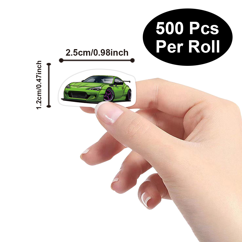 500 Pcs Mini Sports Car Sticke - Blister Plaster Sport avaliação e preço