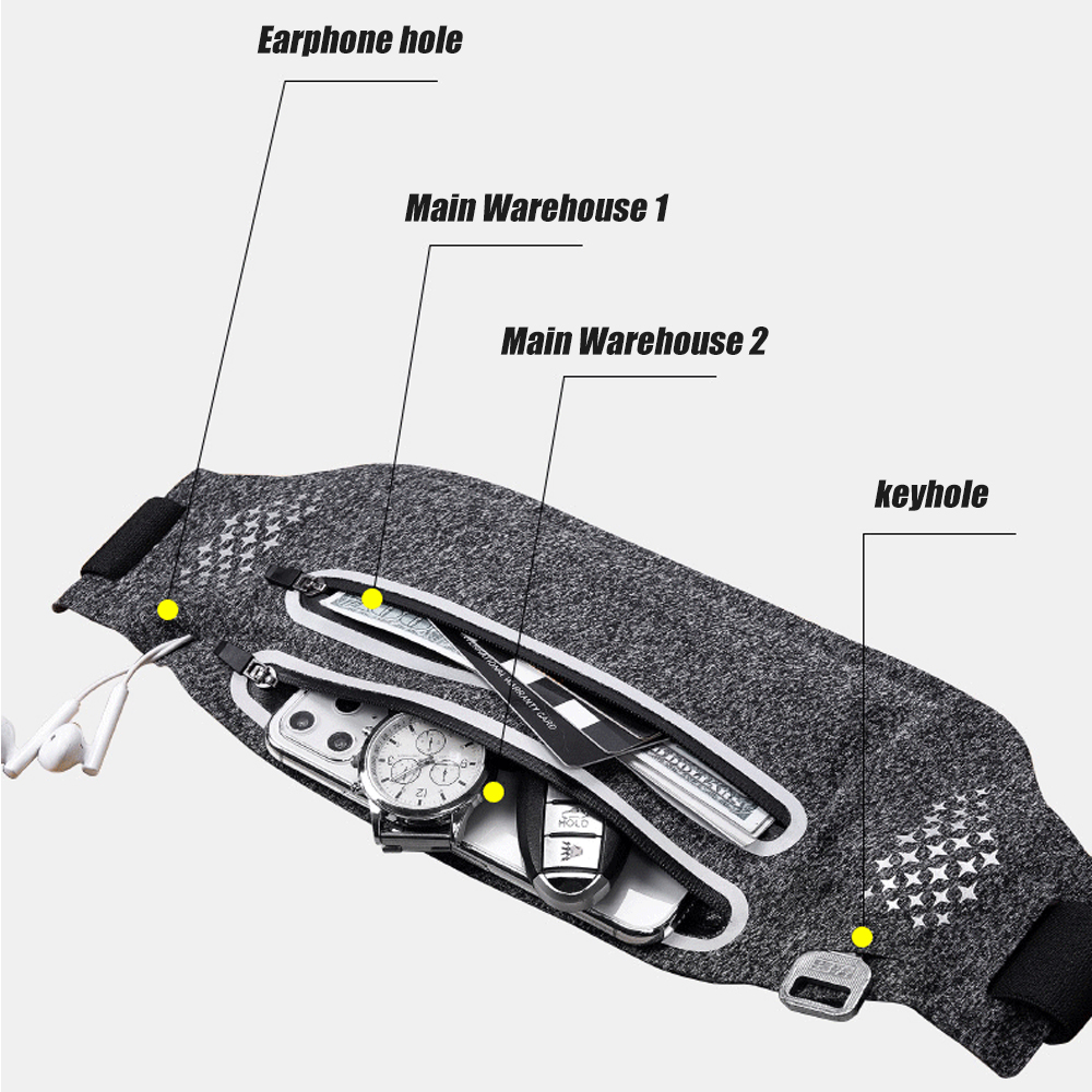 1PC Fanny Pack for Women Men,  - Running Gear Belt avaliação e preço