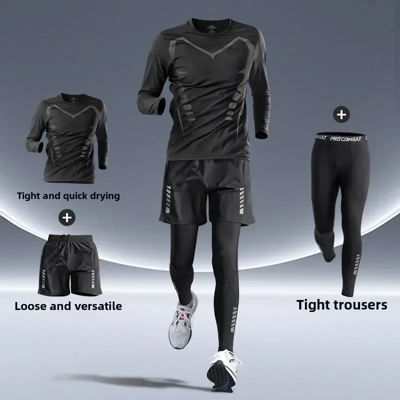 Men's Fitness Running Set Tigh - Running Gear Autumn avaliação e preço