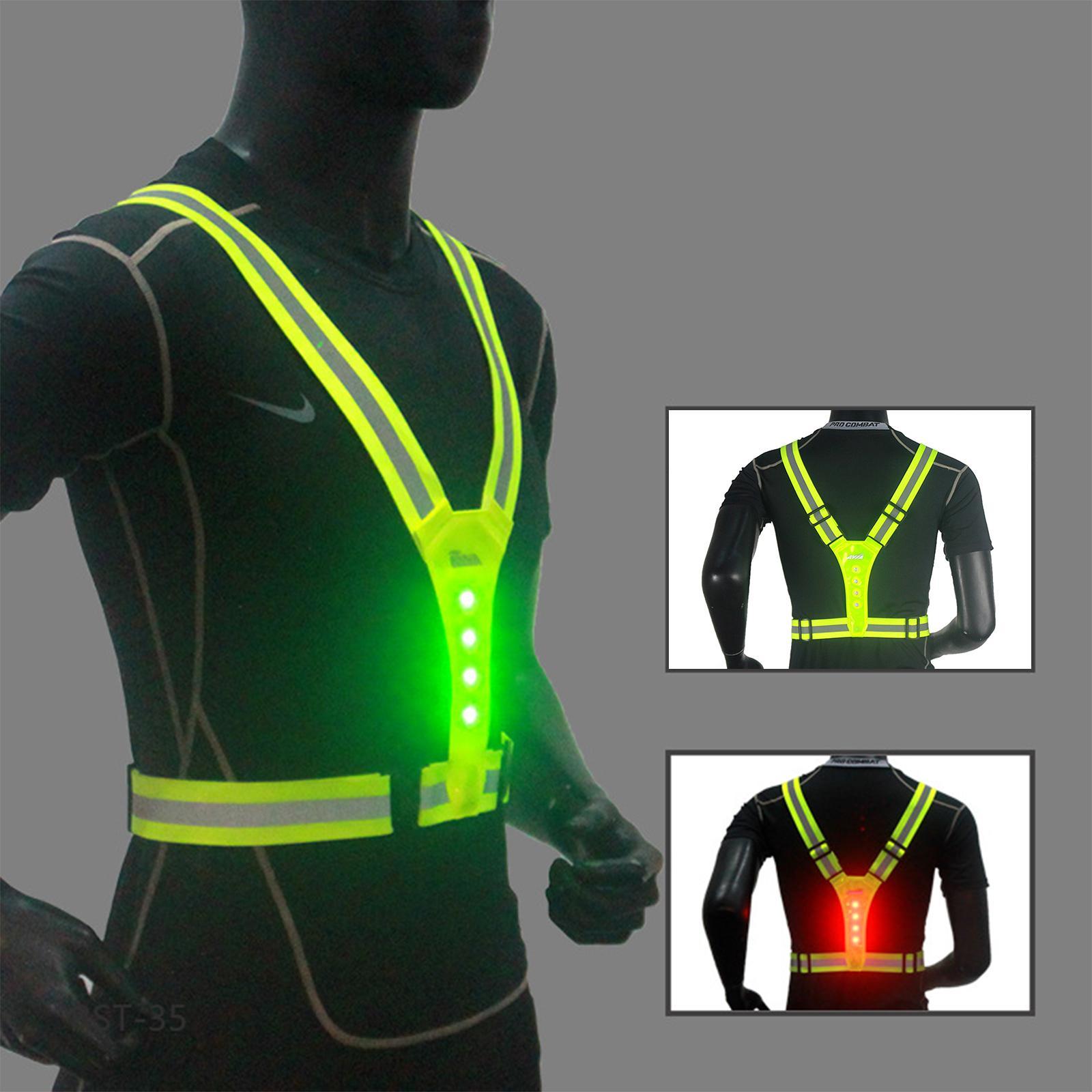 LED Reflective Running Vest Se - Running Gear Autumn avaliação e preço