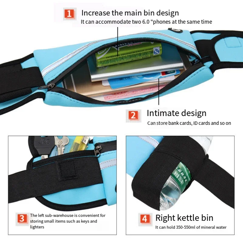 1pc Running Bag Women Waist ba - Running Gear Belt avaliação e preço