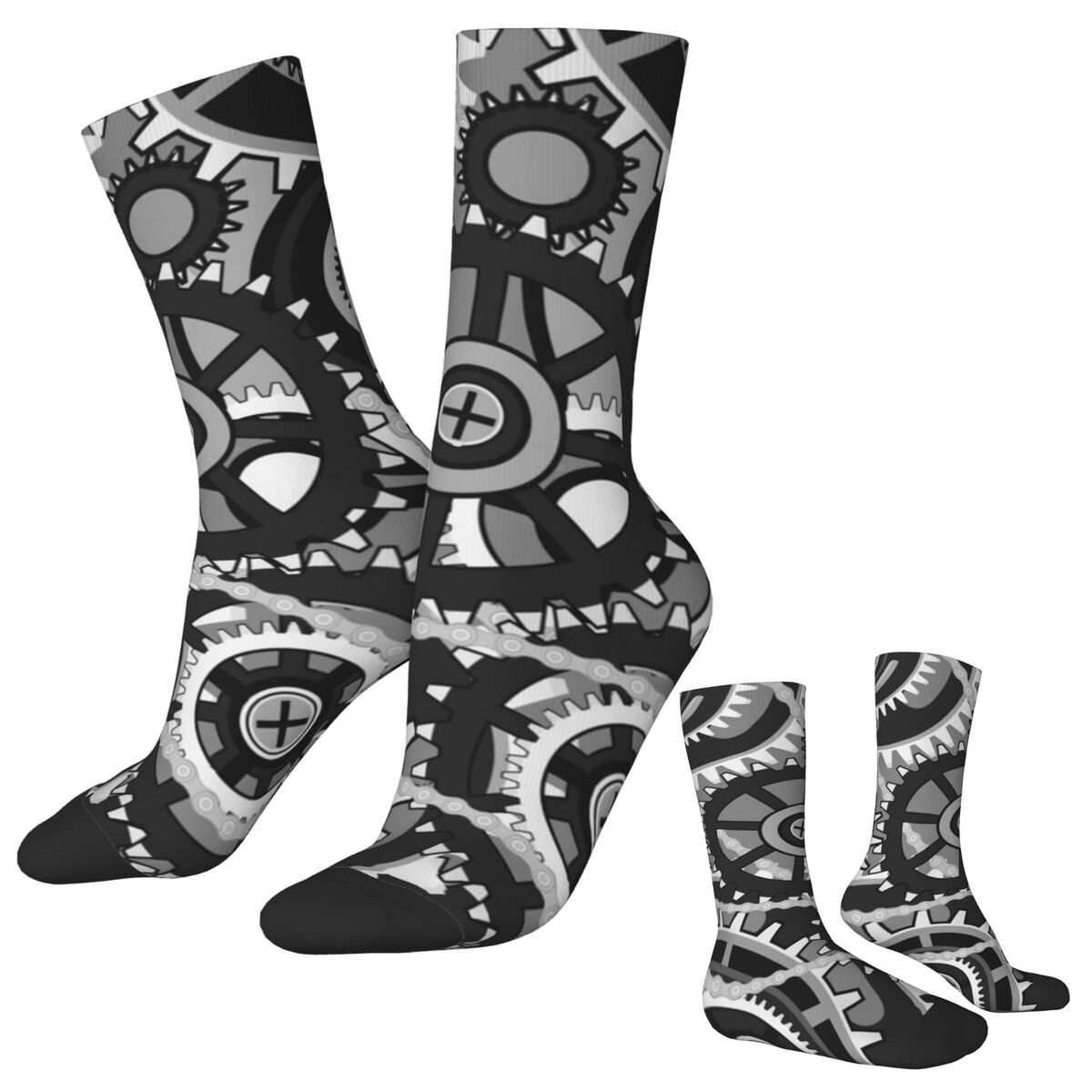 Gears Vintage Wheels Stockings - Running Gear Gifts For Women avaliação e preço